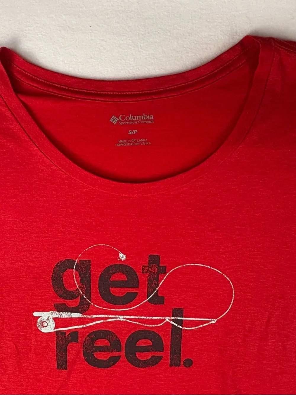 Columbia Red Women's 'Get Reel' Graphic Tee